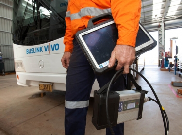 Buslink Vivo operations at Howard Springs base and around Darwin. Various staff